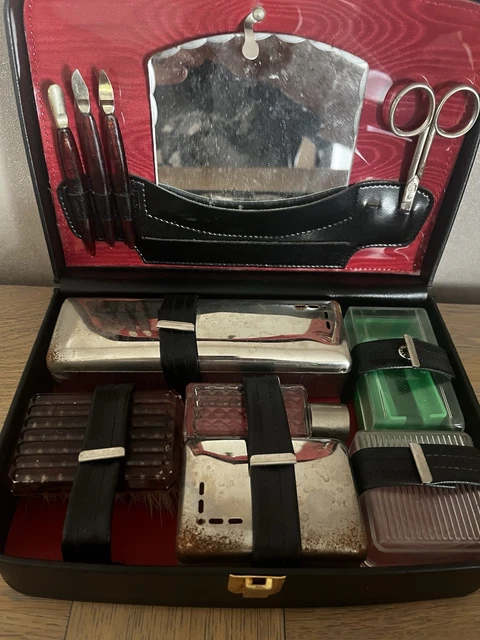 Borsa da toilette - Tartan rosso - Sézane