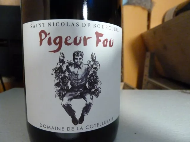 Lot De 2 Saint-Nicolas De Bourgueil 2016 "Pigeur Fou" Dom. De La Cotelleraie !