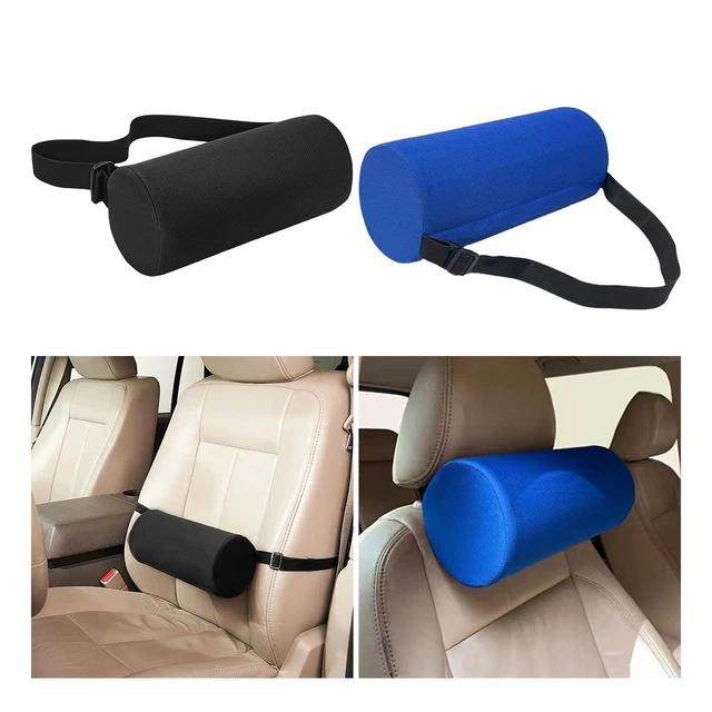 Cylindrical Waist Pillow Portable Memory Foam for Living Room Car