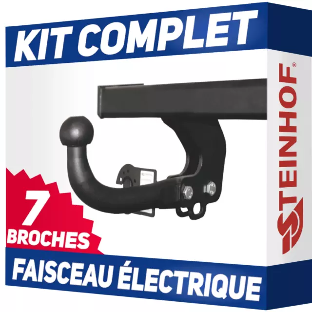 Pour Nissan X-Trail T30 01-07 Attelage fixe+faisceau 7 broches