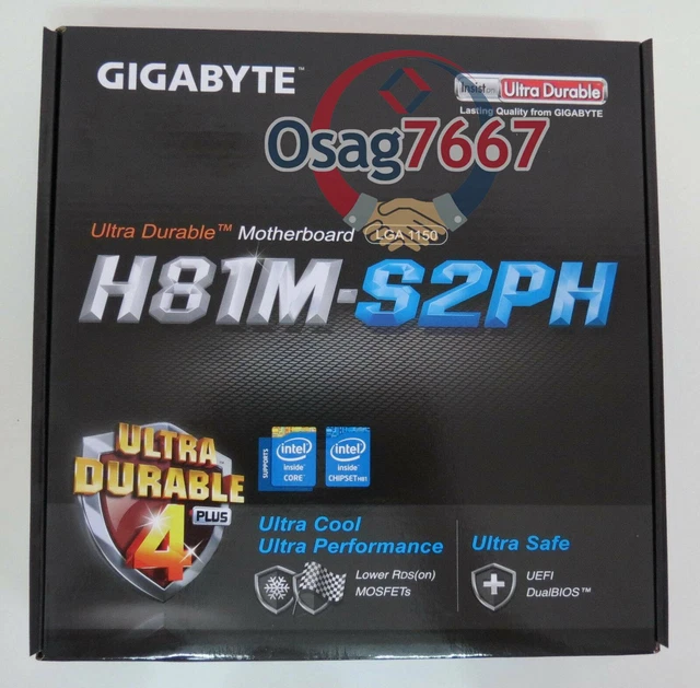 GIGABYTE GAH81MS2PH MOTHERBOARD CPU i3 i5 i7 LGA1150 Intel H81 DDR3