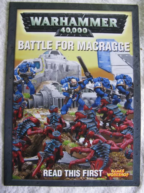 Warhammer 40000 Battle For Macragge / Read This First / Fair - Good Condition