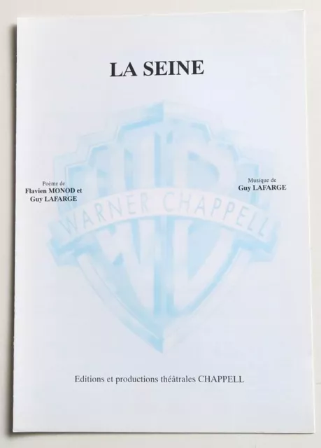 Partition sheet music JACQUELINE FRANCOIS : La Seine * 40's Paris Mauriat Baker