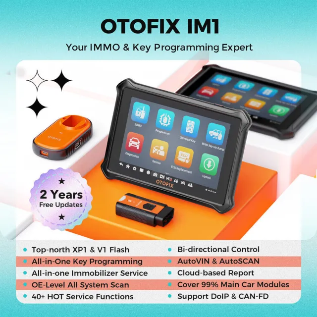OTOFIX IM1 IMMO Key FOB Programming Tool Auto Car Full System Diagnostic Scanner 3