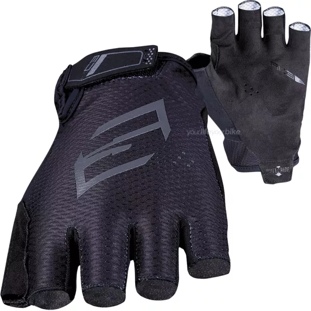 FIVE RC3 SHORTY KURZFINGER HANDSCHUHE 28g RENNRAD FINGERLINGE FAHRRAD HALBFINGER