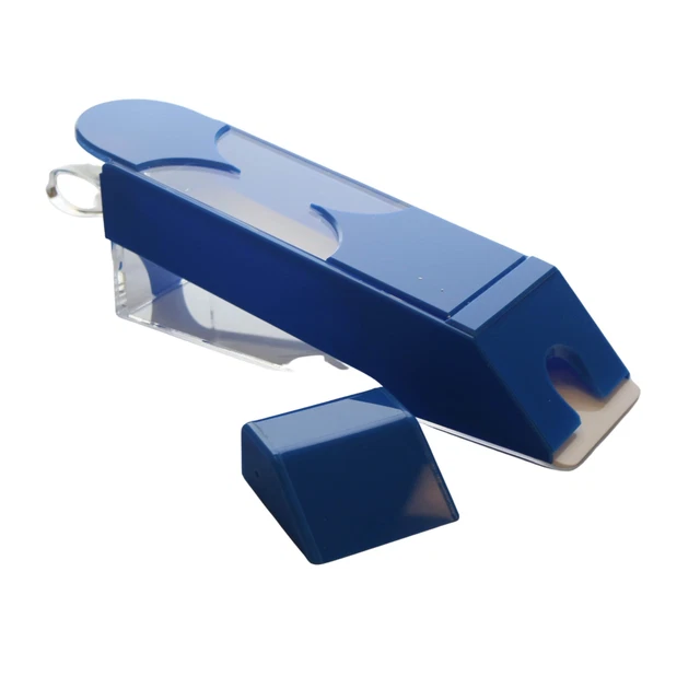 Casino-Grade 8-Deck Blue Baccarat Dealer Shoe with Security Cover (dsbu)