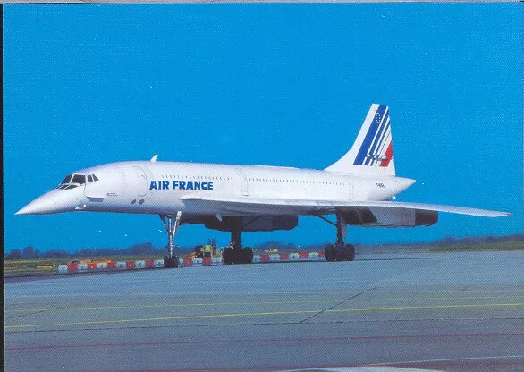 AIR FRANCE CONCORDE - Aviation Postcard Airlines-TAX-006