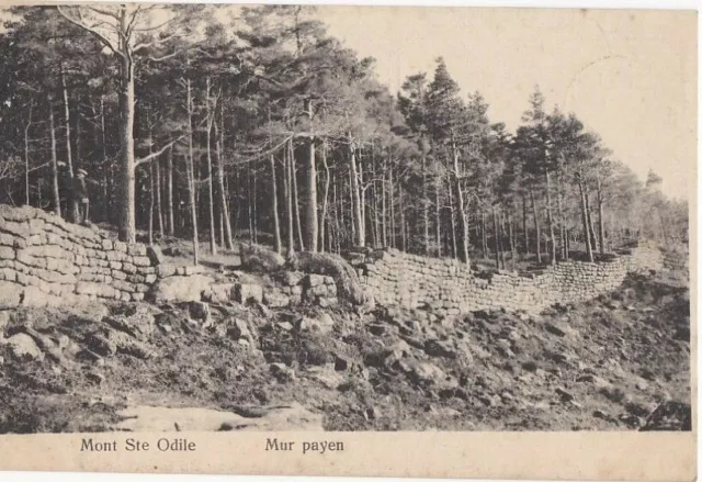 CPA 67 ALSACE Obernai Barr Ottrott MONT STE ODILE Le Mur Payen près du Monastère