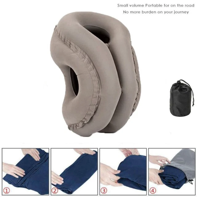 Head Airplane Neck Travel Pillow Nap Pillows Inflatable Air Cushion Nap Rest