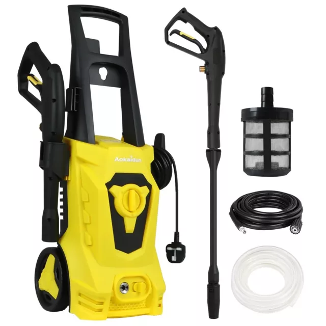 Electric High Pressure Washer Portable Water High Power Jet Wash Patio Car Home