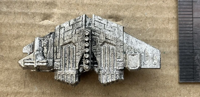 Unknown metal Sci-fi “ Retro Style Spaceship “ Fleet Battles , Full Thrust (E)