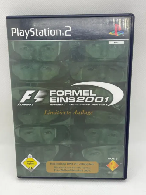Formel Eins 2001 F1 (Sony PlayStation 2 PS2 Spiel) (funktioniert) (vollständig)
