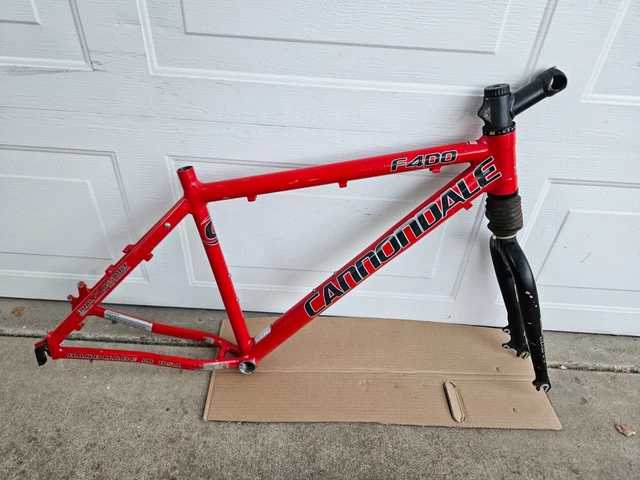 VINTAGE CANNONDALE F400 Aluminum Mountain Bike Frame Medium
