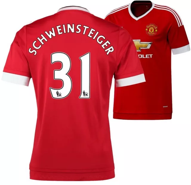 Trikot Adidas Manchester United 2015-2016 Home - Schweinsteiger 31 I Heim ManU