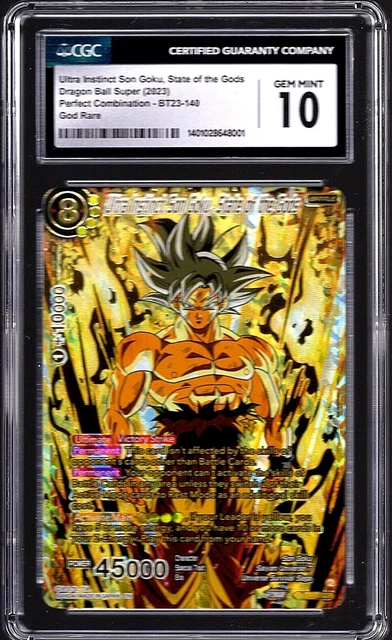 UI SON GOKU - BT23-140 CGC 10 - DBS Dragon Ball Super