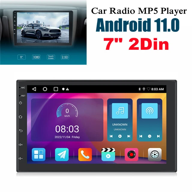 7" 2 Din Carplay Car Stereo Radio Android 11.0 2+32G Mirror Link GPS MP5 Player