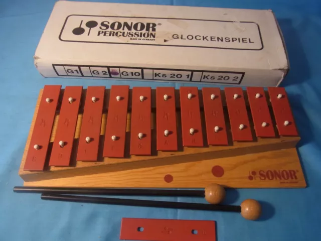 SONOR Percussion | Xylophon Glockenspiel G10 Instrument  unbespielt in der OVP