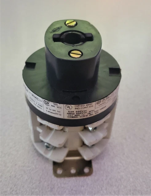 Bremas A6304 Cam Switch Series A 6300 600VAC 3 Phase Used Very Nice