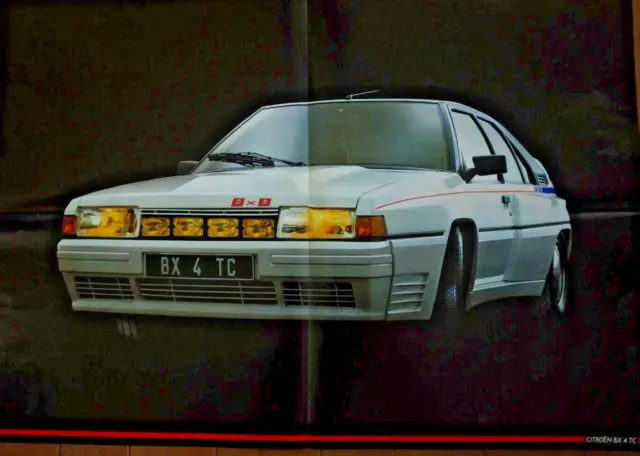 HD4010 Brochure Catalogue Prospek Citroen BX 4TC French English Français Anglais