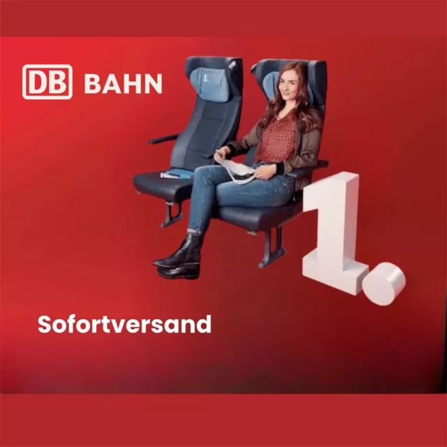 Deutsche Bahn DB 1.Klasse Upgrade Ticket Gutschein Coupon Code Versand per Mail