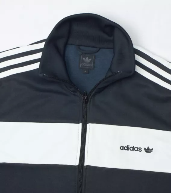 Adidas block track top sale