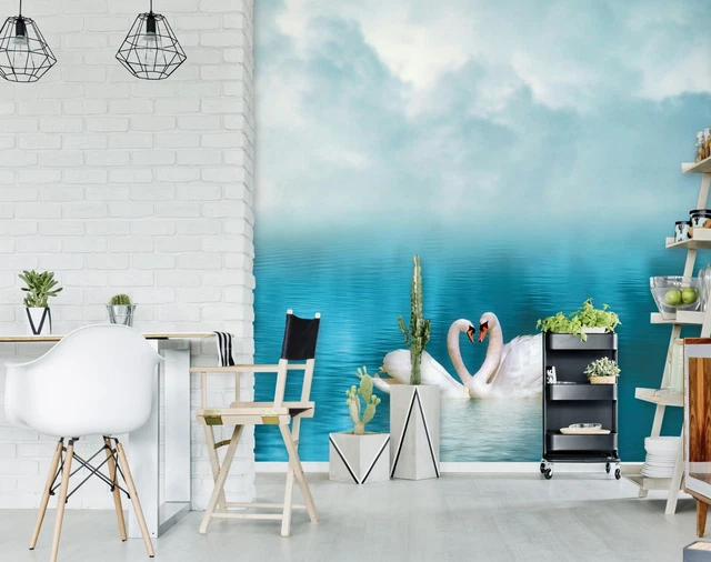 3D RENDERINGS A694 World Map Wallpaper Wall Mural Removable Self