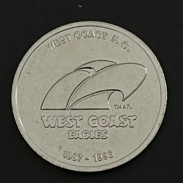 West Coast  Australia AFL CENTENARY MEDAL 1996 UNC (3462275/Q4)