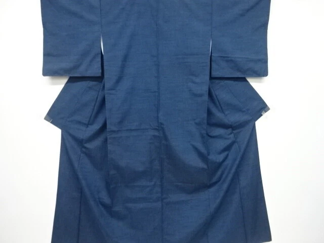 6876949: Japanese Kimono / Antique Kimono / Hand Woven Tsumugi