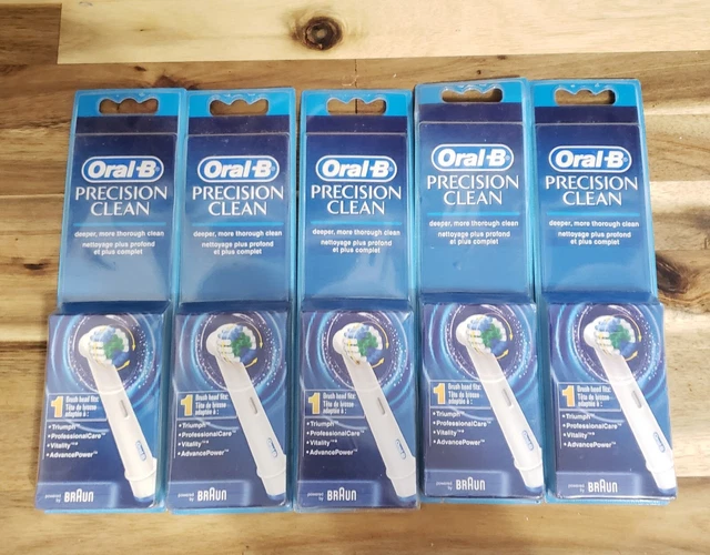 ORAL-B PRECISION CLEAN Electric Toothbrush Replacement Brush Head $22. ...