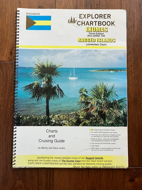 Explorer Chart Book Exumas Third Edit.  including Ragged Islands (Jumentos Cays)