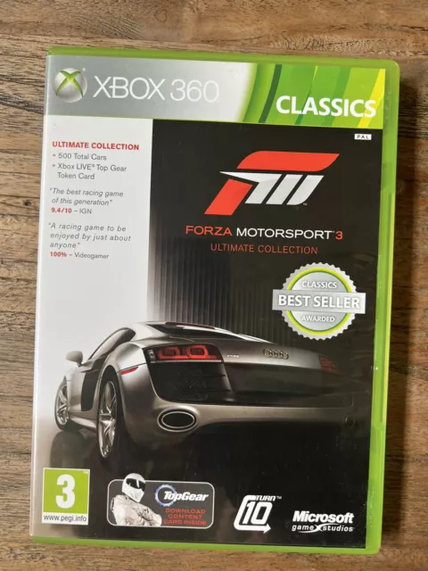 Forza Motorsport 3 - Ultimate Collection - (Microsoft Xbox 360, 2010)