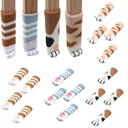 Set 4 Pezzi Piedini Di Protezione, Protezioni Per Gambe Della Sedia, (X1J)