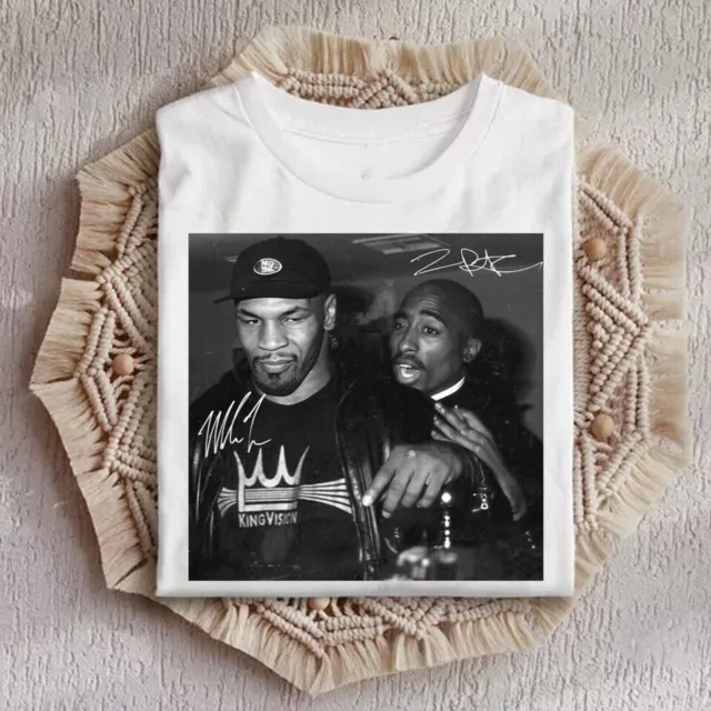 Rare Mike Tyson and Tupac Gift Family T-Shirt Unisex S-5XL PH317