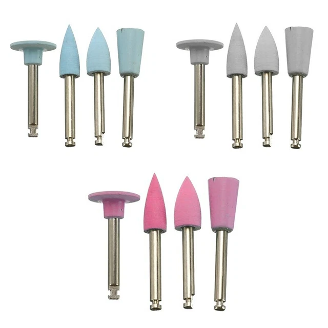 4 pz/lotto Silicone Dentale Rettifica Teste Denti Lucidatrice Macchina di