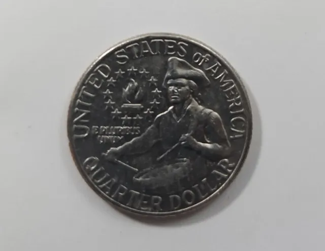 RARE Vintage U.S. Mint 1776-1976 Bicentennial Quarter NO MINT MARK USA Currency