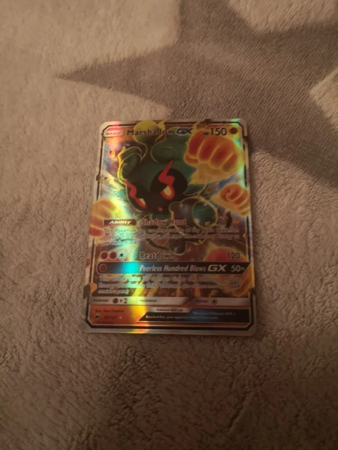 JUMBO Marshadow GX 80/147 Ultra Rare Burning Shadows