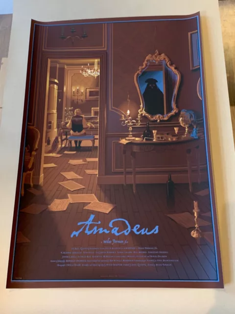 Amadeus Movie Poster By Laurent Durieux Limited Edition Screen Print Mondo