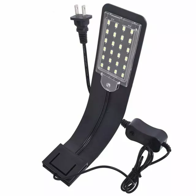 Waterproof Bright LED Aquarium Light Plants Grow Light Clip-on Lamp Fish Tank