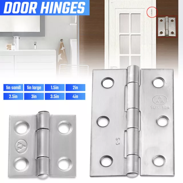 10-50X 1/1.5 /2/2.5/3/3.5/4" Stainless Steel Folding Hinge Door And Window Hinge 2