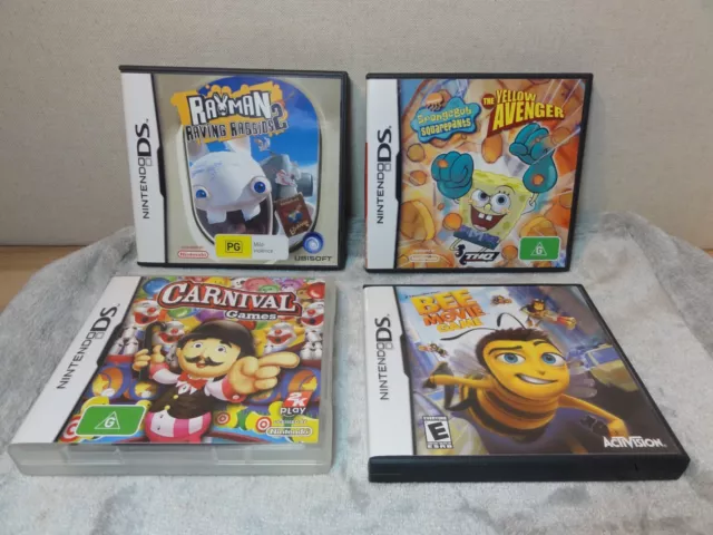 5 X Nintendo DS/3DS Games - Rayman, Tony Hawks, Tak, Speed Racer, Vampire  Moon
