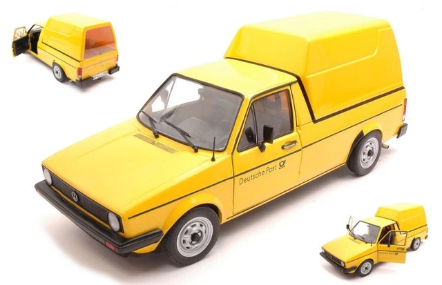 Solido VW CADDY Mk.1 1982 GERMAN POST YELLOW 1:18