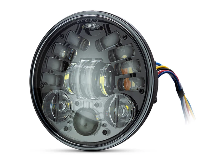 Carenage De Phare MG5 Compatible Avec Harley Davidson Dyna Street Bob 06 17 Pare Brise Noir Mat Clair Craftride 241918 0