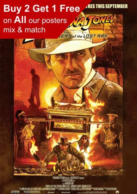 Raiders Of The Lost Ark Imax Poster A5 A4 A3 A2 A1