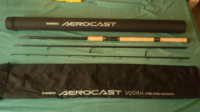 ANGELRUTE SHIMANO AEROCAST 300XH 3m Transportrohr Forelle Hecht Zander -Neu  - EUR 129,00 - PicClick DE