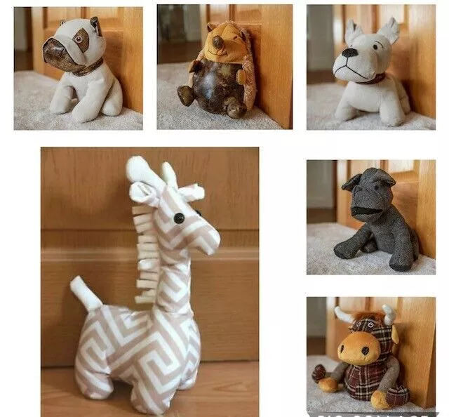 Door Stop Fabric Animal Novelty Heavy Stopper Weighted Door Wedge Home Decor