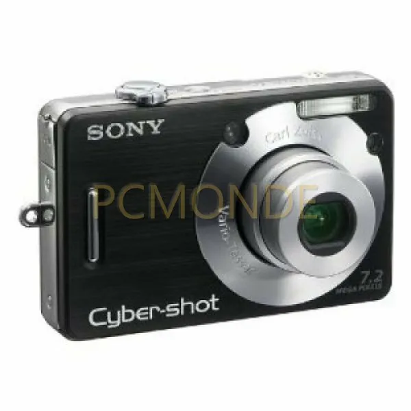 Sony Cybershot 7MP Digital Camera- Black(DSCW70/B)