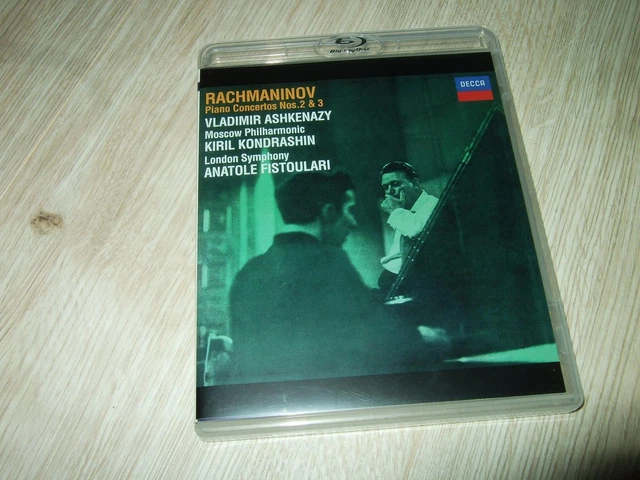 Ashkenazy : Rackmaninov Piano Concertos Nos.2&3  Blu-Ray Pure Audio Disc Decca