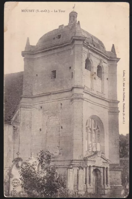 MOUSSY 95 La Tour CPA written to Mr. Miss PREVOST Marcel in Pontoise on March 29, 1904