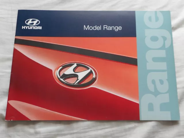 1996 Hyundai Model Range UK Car Sales Brochure, collectible, Accent, Coupe etc