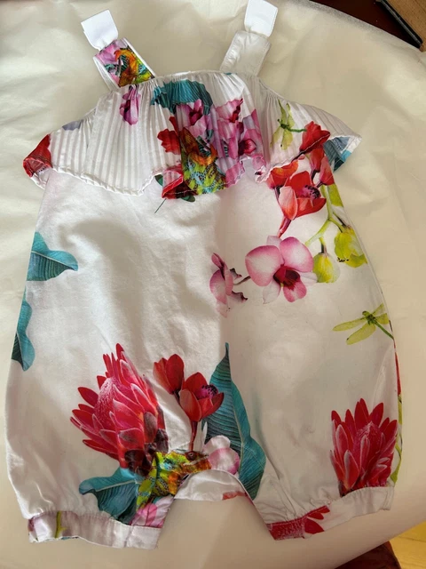 Ted Baker tuffale estivo nuova senza etichette per bambine neonate